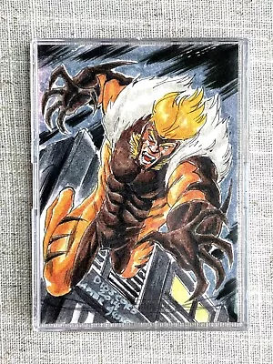 2014 Marvel Masterpieces Sabretooth Hand Sketch Don Beniga Jr Auto Autograph 1/1 • $217