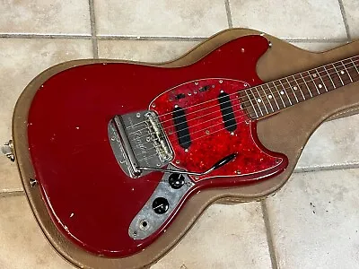 1966 Fender Mustang Red W Case • $2900