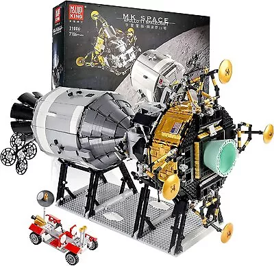 Mould King 21006 Apollo Lunar Module Spacecraft Star Ship Building Block Toy UCS • $204.99