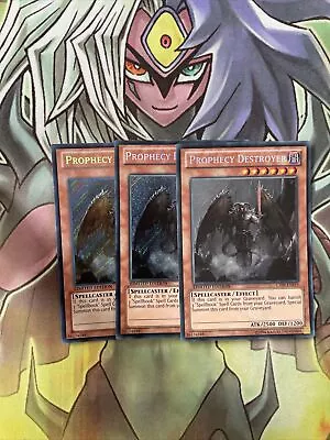 CT09-EN019 X3 Prophecy Destroyer Secret Rare  Excellent Condition Yugioh • £2.99