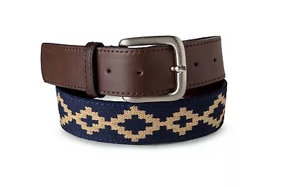 Woven Polo Belt Hand Made Lightweight Vegetable-Tanned Leather Polo Belt Unisex • $67.50
