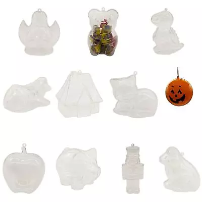 Fillable Baubles & Decorations In Various Bulk Pack Sizes And Designs • $51.43