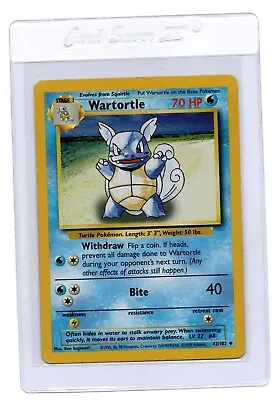 $5.53 • Buy Vintage Wartortle - Base Set - 42/102 - Pokemon Card - EXC / Near Mint Condition