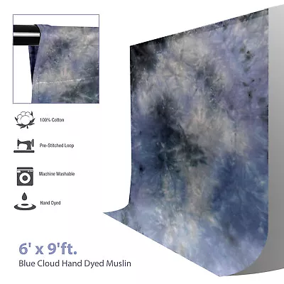 Photography Cotton Tie Dye Muslin Backdrop Studio Hand Painted Background Screeb • $32.95