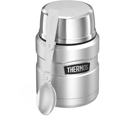 Thermos Stainless King 470ml Vacuum Insulated Food Jar  Stainless Steel • $38.99