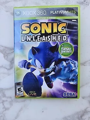 Sonic Unleashed (Microsoft Xbox 360 2008) CIB • $11