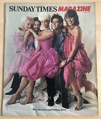 Sunday Times PAULA YATES Michael Praed Farrah Fawcett Bob Geldof Zandra Rhodes • £49.99