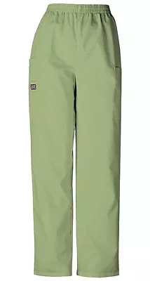 Cherokee Workwear Scrubs Pull On Cargo Pant 4200 Sage Green Elastic Waist Pants • $14.98