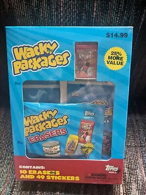 2011 Wacky Packages ANS8 Sealed Bonus Box 49 Cards And 10 Erasers Sealed In Box • $46.80