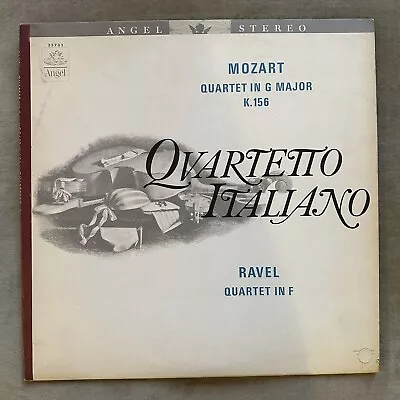 MOZART Quartet In G Major K.156 RAVEL Quartet In F Quartetto Italiano LP Violin • $14.50