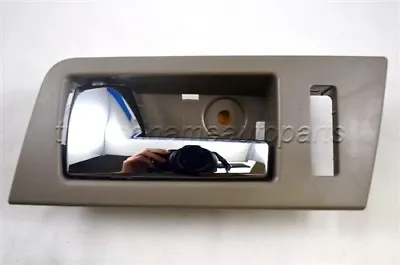 For Ford Mazda Inside Interior Door Handle Driver Front Left Gray Stone Chrome  • $18.53