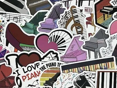 Music Piano Gift Sticker Decal Student Learner Reward Case X 25 • £4.85