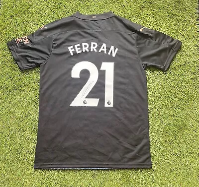£124.99 • Buy FERRAN TORRES - SIGNED Manchester City SHIRT COA Premier League Spain Man City