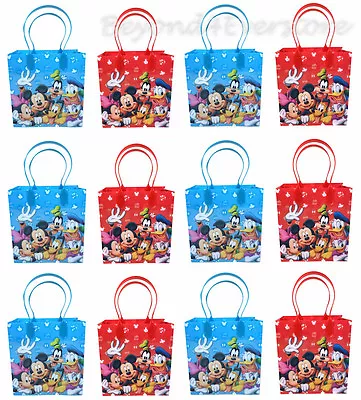 12PC Goody Bag Disney Mickey Mouse Club House Birthday Party Favors Gift Bags • $16.95