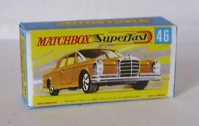 Repro Box Matchbox Superfast No. 46 Mercedes 300 SE • $2.13