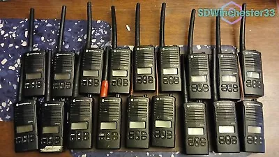 Broken Motorola RDX RDM2070d 7Ch 2W VHF MURS Walkie Talkies Two Way Radios READ! • $90