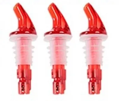 3 HALF GALLON COMMERCIAL 1 Oz SHOT MEASURED BAR LIQUOR BOTTLE POURER POUR SPOUTS • $17.49