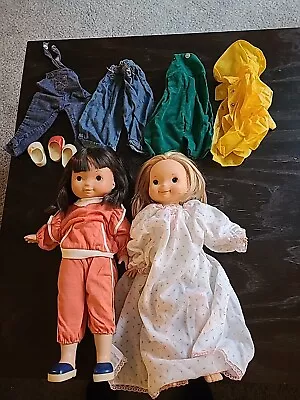Lot Of 2 My Friend Mandy & Jenny Dolls W/ Clothes & Shoes Fisher Price • $70