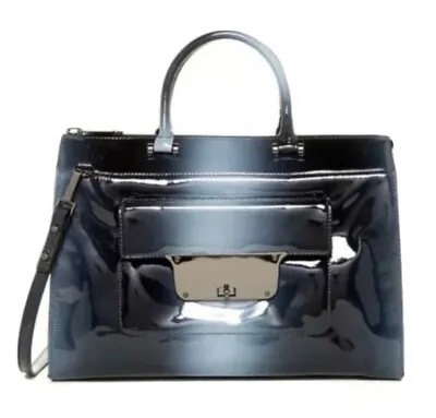 MILLY Ombré Patent Leather Tote • $175