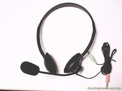 £14.79 • Buy Pc Headphones Microphone Headset Skype Games Msn New