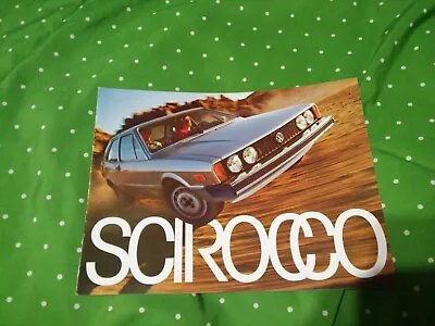 1976 VW Scirocco Brochure Original New Old Stock • $14.95