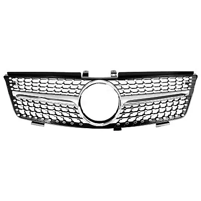 Diamond Grille For Mercedes Benz W164 ML Grill ML320 Chrome 2005 2006 2007 • $57