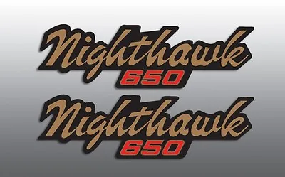 $22.97 • Buy Honda 1982 '82 Cb650 Cb 650 Nighthawk Side Cover Reproduction Decals Graphics