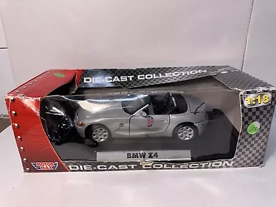 Motor Max BMW Z4 Silver 1/18 Diecast • $20