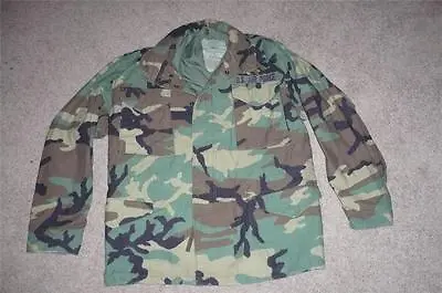 Military BDU Medium Regular MR Field Jacket Coat Camo Camouflage Men Boys #91 • $20.50