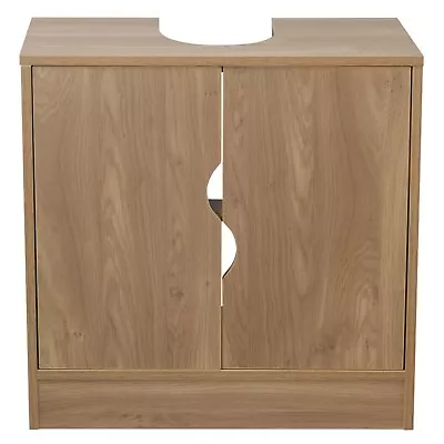 Flaminio Wooden Bathroom Under Sink Vanity Unit Modern Furniture Storage Shelf  • £33.99