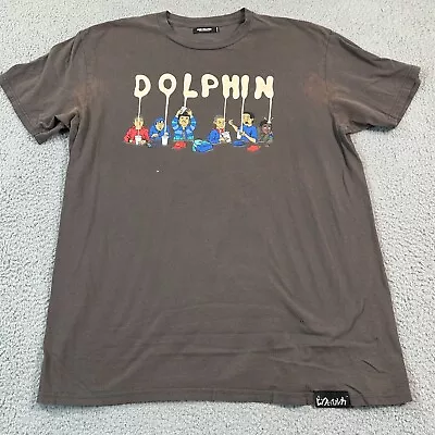 Pink Dolphin Legends At Our Craft Brown T Shirt Mens XL • $18.88