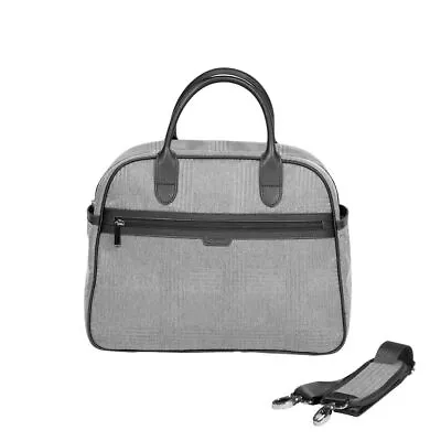 ICandy Peach Changing Bag - Light Grey Check • £50