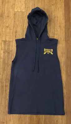 $10.99 • Buy Fifth Sun Brooklyn Boxing Gym Sleeveless Distressed Hoodie Tiger Mens Small