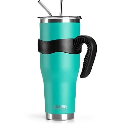 $34.31 • Buy 40 Oz Tumbler Stainless Steel Vacuum Insulated Coffee Tumbler Travel Mug With Ha