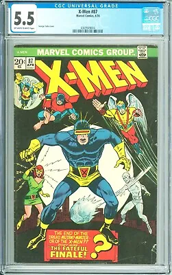 Marvel- X-Men #87 (1974) CGC 5.5 New Cyclops Costume • $89