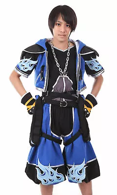 Kingdom Hearts Cosplay Costume - Sora Outfit Blue Color Set  • $92.70