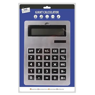 £10.99 • Buy Giant A4 Calculator Electronic Display Office School Desktop Jumbo Large Button