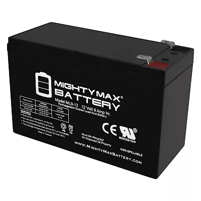 Mighty Max 12V 9Ah SLA Battery Replaces MarCum LX-5 Ice Fishing Sonar • $24.99