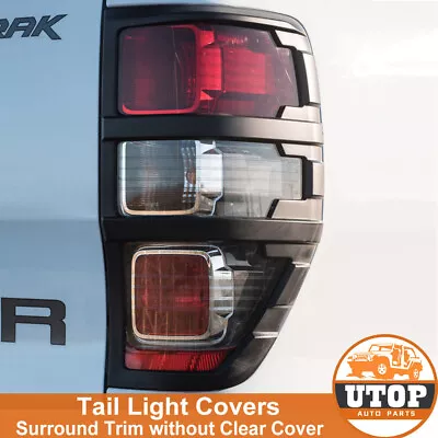 For Ford Ranger PX 2011-22 XL XLT XLS Wildtrak Raptor Black TailLight Cover Trim • $44.99