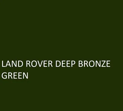 LAND ROVER DEEP BRONZE GREEN   Machinery Equipment Enamel Gloss Paint • £8.70