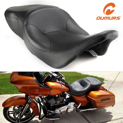 $190.95 • Buy Rider & Passenger Seat For Harley Touring Electra Glide Classic FLHTC 1997-2007