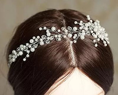 Wedding Bridal Vintage Headband Headpiece Tiara Bride Hair Accessories • $19.02