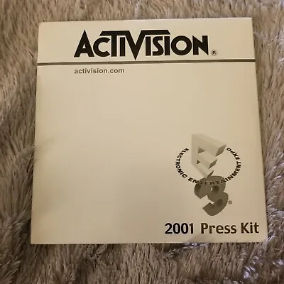 Activision E3 2001 Press Kit Promotional CD Game Previews Extremely Rare Sealed  • $149.99