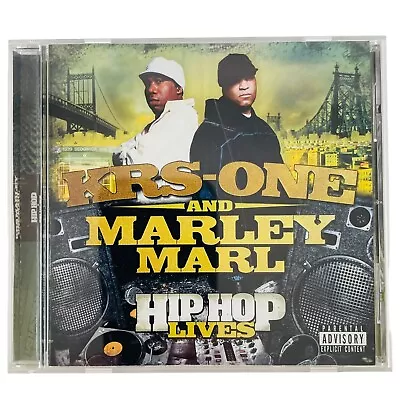 KRS-One & Marley Marl - Hip Hop Lives (2007) CD Rap NM • $20.67