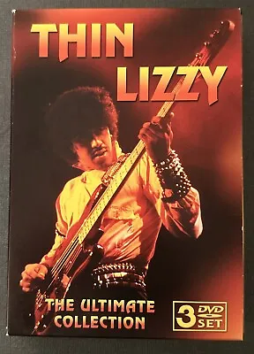Thin Lizzy - The Ultimate Collection (DVD 2005) 3 DVD Phil Lynnott Gary Moore • $79.99