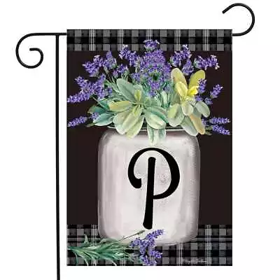 Farmhouse Monogram Letter P Garden Flag Floral Briarwood Lane 12.5  X 18  • $9.86