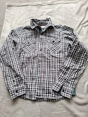 Debenhams Blue Zoo Boys Checked Long Sleeved  Shirt Age 12 Years  • £3