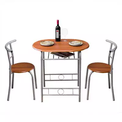 Juego De Comedor 2 Sillas Y Mesa Para Espacios Pequeños Cocina En Oferta Baratas • $87.89