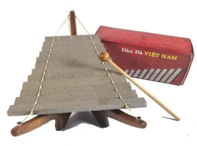 Fair Trade Vietnamese Stone Xylophone Dan Da Wooden Gift Boxed • $56.50