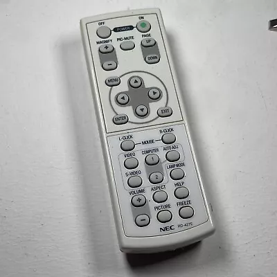 NEC RD-427E Remote Control Projector Remote Control VT490 NP500 VT580 NP500 • £7.99